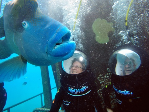 Helmtauchen: ein Erlebnis - helmed diving: an experience